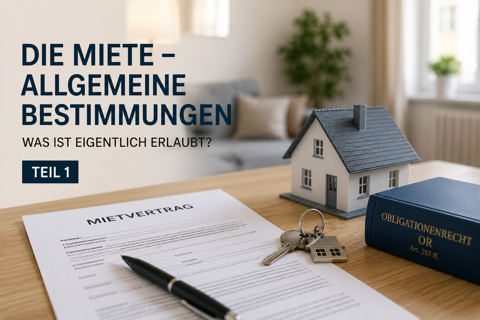 Die Miete: Allgemeine Bestimmungen: Was ist eigentlich erlaubt? (Teil 1)